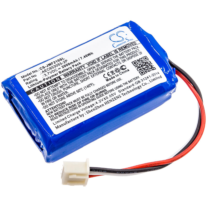 Replacement Battery for JBL  Flip 2 (2013) – 2000mAh / 7.40Wh