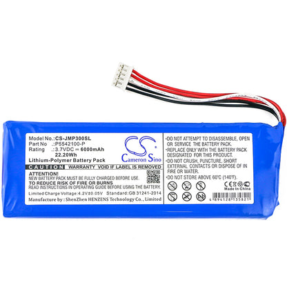 Replacement Battery for JBL  2017DJ1714 – 6000mAh / 22.20Wh