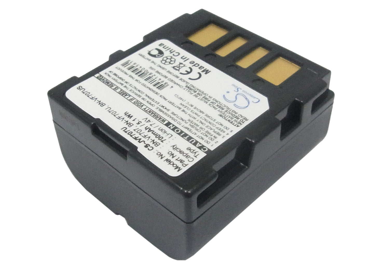 Replacement Battery for JVC  GR-D240 – Camera – 700mAh / 5.18Wh / 7.4V