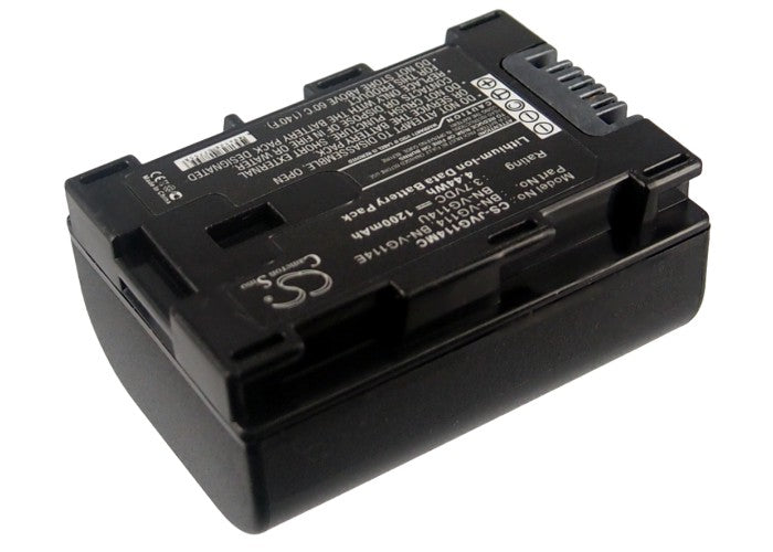 Replacement Battery for JVC  GZ-E10 – Camera – 1200mAh/4.44Wh / 3.7V