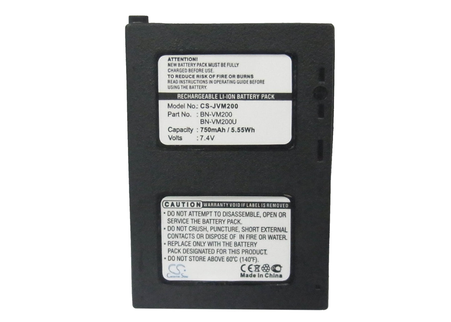 Replacement Battery for JVC  GZ-MC100 – Camera – 750mAh / 7.4V