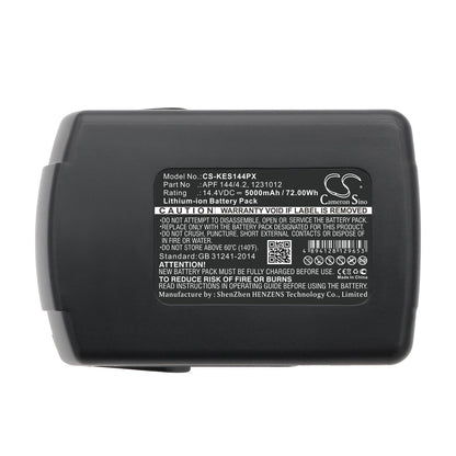 Replacement Battery for Kress  144 AFB – Power Tools – 5000mAh / 72.00Wh / 14.4V