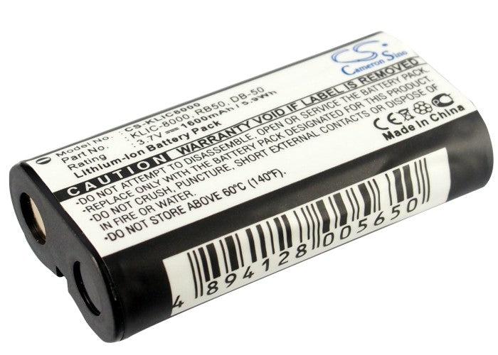 Replacement Battery for RICOH  Caplio R1 – Camera – 1600mAh / 5.92Wh / 3.7V