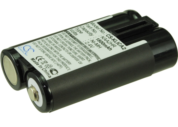 Replacement Battery for Panasonic  Palmcam PV-DC1000 – Camera – 1800mAh / 4.32Wh / 2.4V