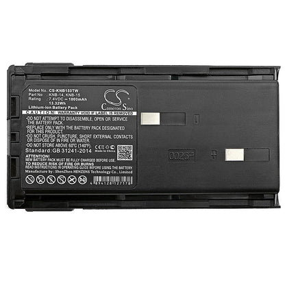Replacement Battery for Kenwood  CP-213 – Two-Way Radio – 1800mAh / 13.32Wh / 7.4V