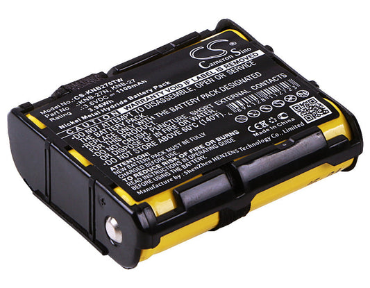 Replacement Battery for Kenwood  TK-3130 – Two-Way Radio – 1100mAh / 3.96Wh / 3.6V