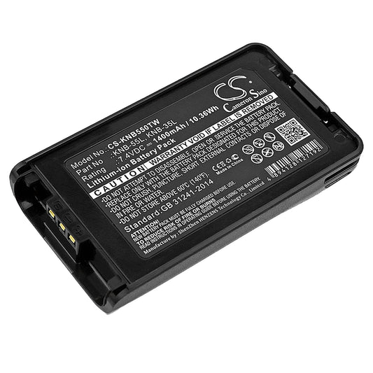 Replacement Battery for Kenwood  NX-220 – Two-Way Radio – 1400mAh / 10.36Wh / 7.4V