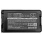 Replacement Battery for Kenwood NX-220 NX-320, NX3200, – 1400mAh / 10.36Wh