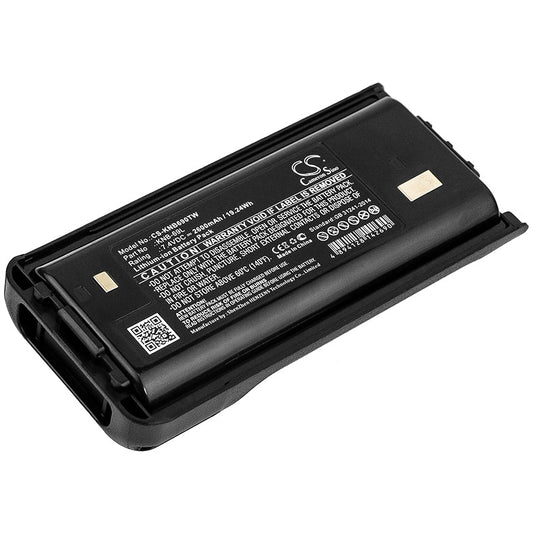 Replacement Battery for Kenwood  NX-240 – Two-Way Radio – 2600mAh / 19.24Wh / 7.4V