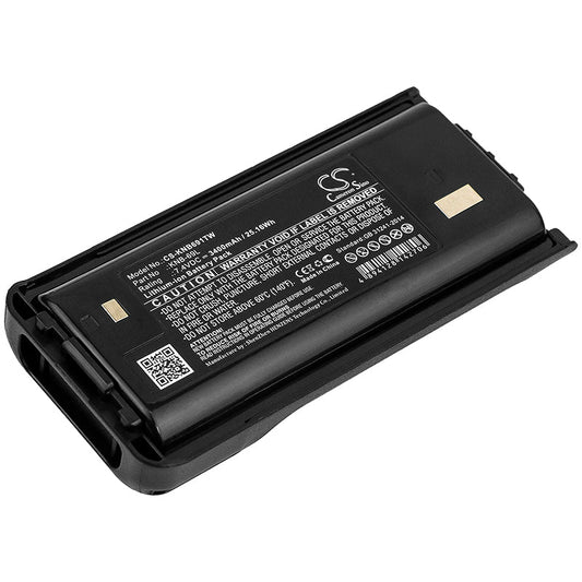 Replacement Battery for Kenwood  NX-240 – Two-Way Radio – 3400mAh / 25.16Wh / 7.4V