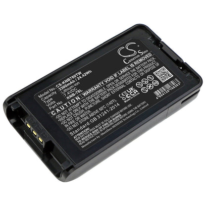 Replacement Battery for Kenwood  NX-220 – Two-Way Radio – 3300mAh / 24.42Wh / 7.4V