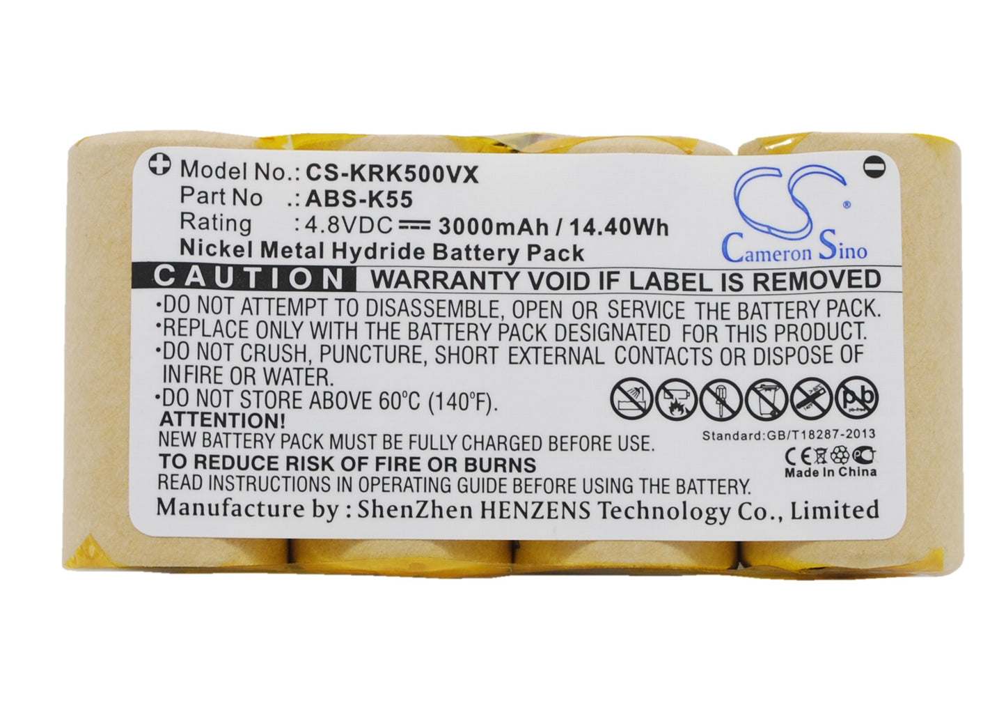 Replacement Battery for KARCHER  1.258-116.0, 1.258-409.0, 50 DISPLAY 35, BF9900, K5.0 1.258-101.0, K5.0 1.258-103.0, K5.0 1.258-106.0, K5.0 12581160, K5.0 Amway 12581110, K5.0 DISPLAY 10 EL 12583190, K5.0 Display 10-EL 1.258-319.0, K5.0 MO 12581120, ...