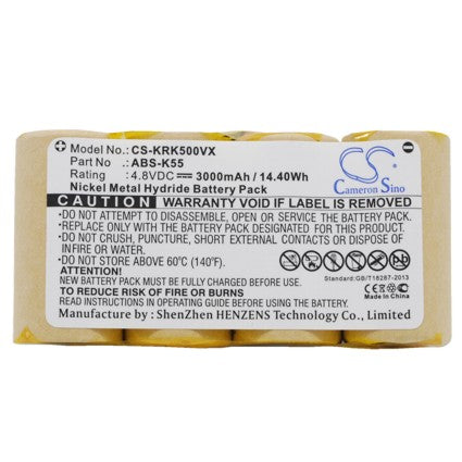 Replacement Battery for KARCHER  1.258-116.0, 1.258-409.0, 50 DISPLAY 35, BF9900, K5.0 1.258-101.0, K5.0 1.258-103.0, K5.0 1.258-106.0, K5.0 12581160, K5.0 Amway 12581110, K5.0 DISPLAY 10 EL 12583190, K5.0 Display 10-EL 1.258-319.0, K5.0 MO 12581120, ...