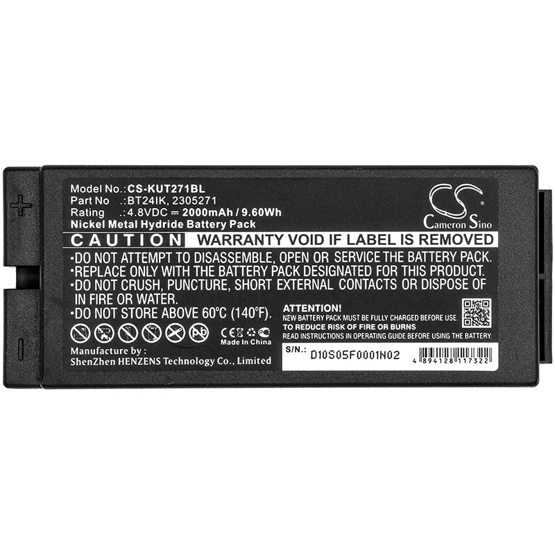 Replacement Battery for Iribarri  iK3 – Crane Remote Control – 2000mAh / 9.6Wh / 4.8V
