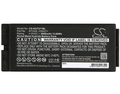 Replacement Battery for Iribarri  iK3 – Crane Remote Control – 2000mAh / 9.6Wh / 4.8V
