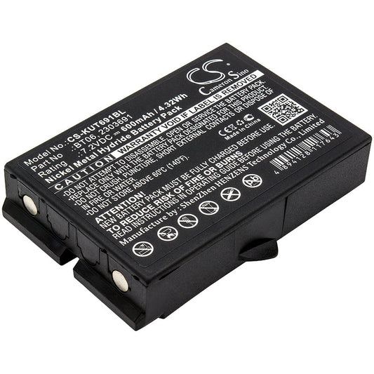 Replacement Battery for IKUSI  2303691 – Crane Remote Control – 600mAh / 4.32Wh / 7.2V