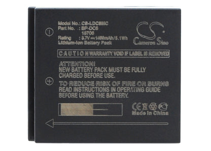 Replacement Battery for Leica  X1 – Camera – 1400mAh / 3.7V