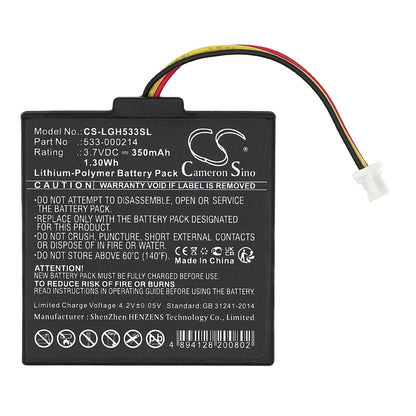 Replacement Battery for Logitech  – Wireless Headset – 350mAh / 1.30Wh / 3.7V