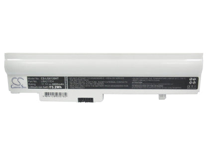 Replacement Battery for LG  X120 – Notebook, Laptop – 6600mAh/73.26Wh / 11.1V