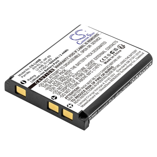 Replacement Battery for Aikitec  Powerkit BL-40B-500 – Camera – 660mAh / 2.44Wh / 3.7V