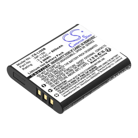 Replacement Battery for Ricoh  CX3 – Camera – 800mAh / 2.96Wh / 3.7V