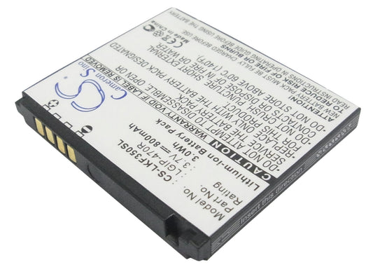 Replacement Battery for LG  KF350 – Mobile, SmartPhone – 800mAh / 3.7V