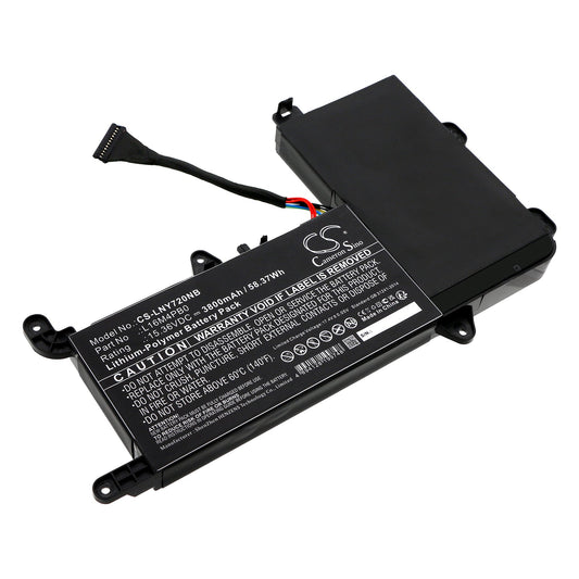 Replacement Battery for Lenovo  Legion Y720 15IKB 80VR002EMH – Notebook, Laptop – 3800mAh / 58.37Wh / 15.36V