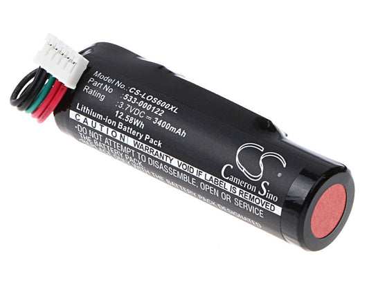 Replacement Battery for Logitech  UE ROLL – Speaker – 3400mAh / 12.58Wh / 3.7V