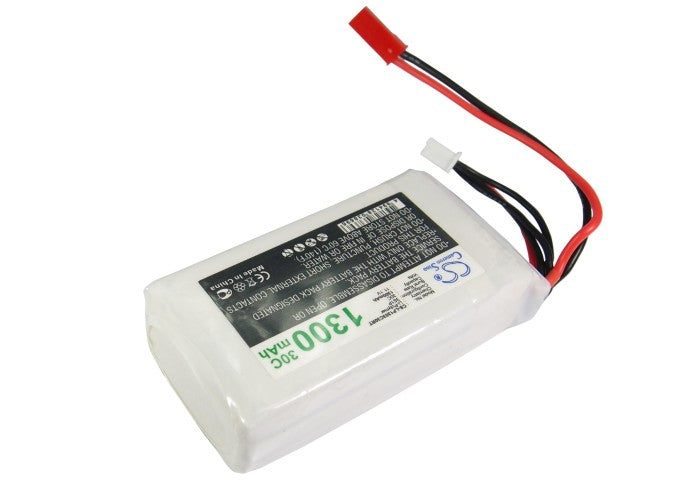 Replacement Battery for RC  CS-LP1303C30RT – Cars – 1300mAh / 14.43Wh / 11.1V