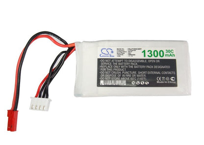 Replacement Battery for RC  CS-LP1303C30RT – Cars – 1300mAh / 14.43Wh / 11.1V