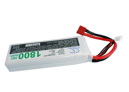 Replacement Battery for RC  CS-LP1803C30RT – Heli/Airplane – 1800mAh / 19.98Wh / 11.1V