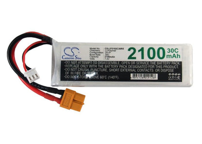 Replacement Battery for RC  CS-LP2102C30R5 – FPV – 2100mAh / 15.54Wh / 7.4V