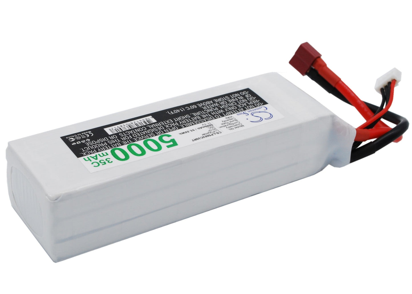 Replacement Battery for RC  CS-LP5003C35RT – Heli/Airplane – 5000mAh / 55.50Wh / 11.1V
