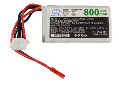 Replacement Battery for RC  CS-LP8003C30RT – Heli/Airplane – 800mAh / 8.88Wh / 11.1V