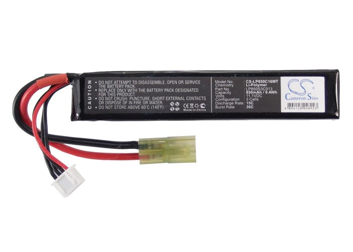 Replacement Battery for Airsoft Guns  CS-LP850C16MT – Airsoft Guns – 850mAh / 9.43Wh / 11.1V
