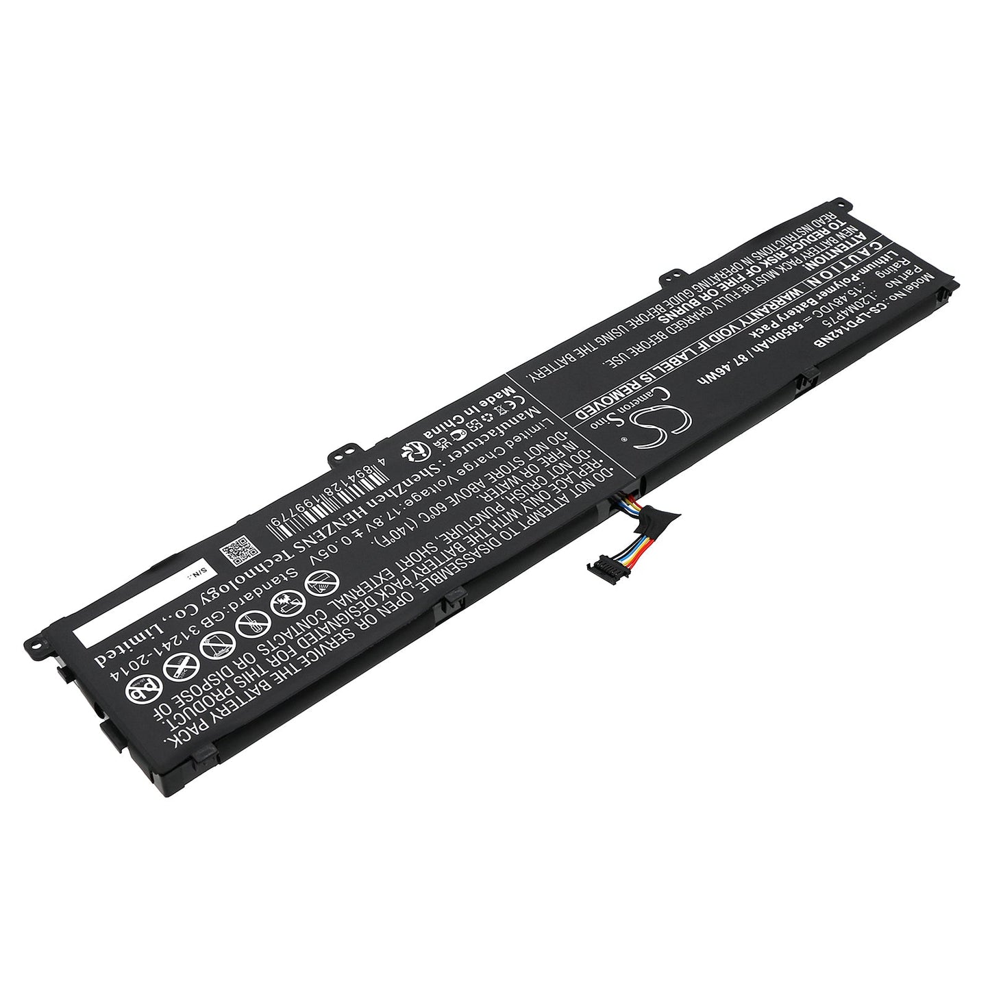 Replacement Battery for Lenovo  ThinkPad P1 Gen 4 20Y30002IX – Notebook, Laptop – 5650mAh / 87.46Wh / 15.48V