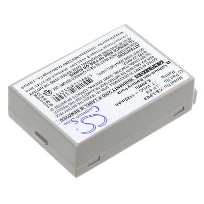 Replacement Battery for Canon  EF-S – Camera – 1120mAh/8.29Wh / 7.4V