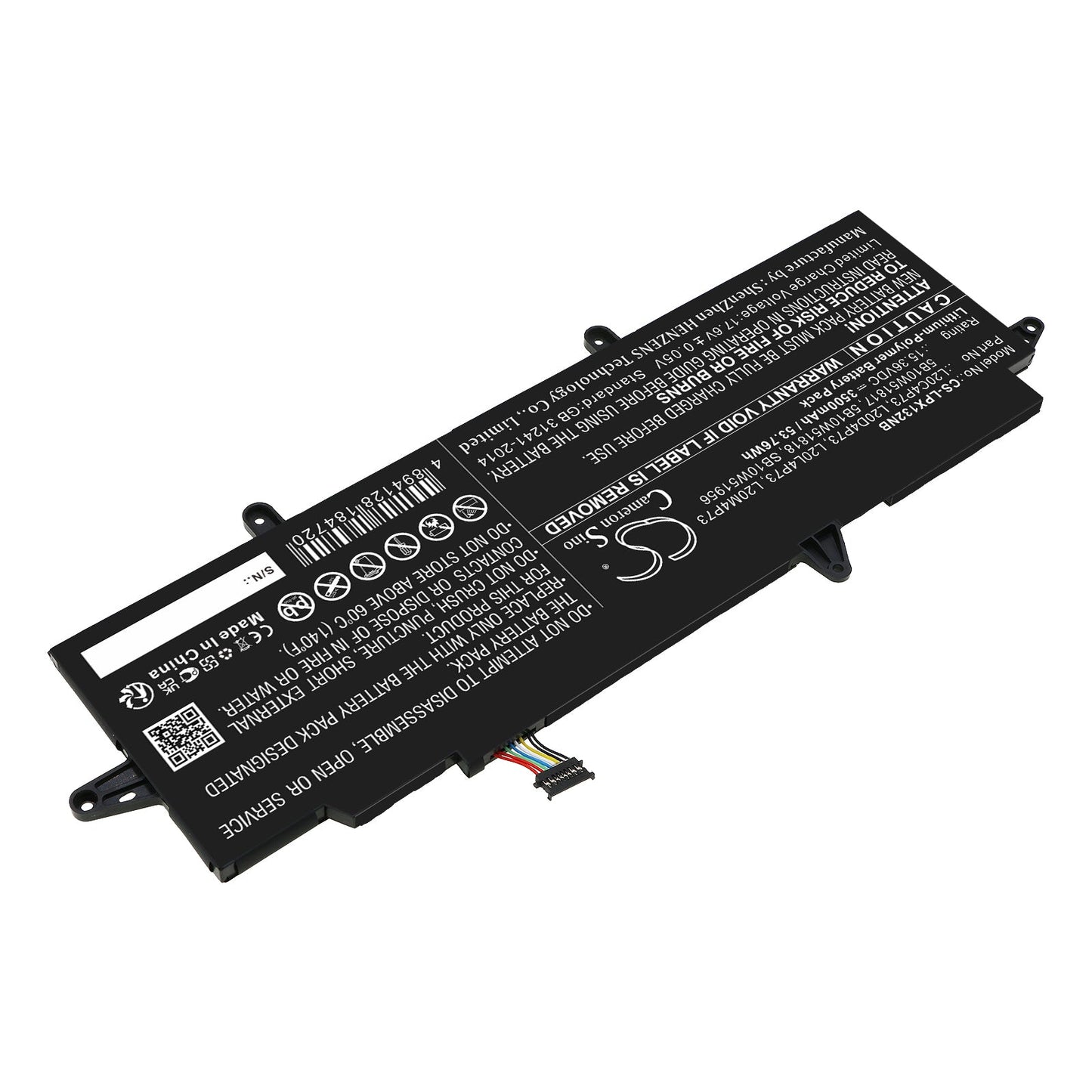 Replacement Battery for Lenovo  ThinkPad X13 Gen 2(AMD)20XH001 – Notebook, Laptop – 3500mAh / 53.76Wh / 15.36V