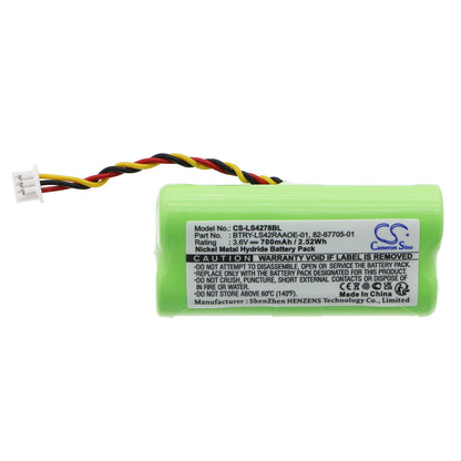 Replacement Battery for Symbol  DS5878 – Barcode Scanner – 700mAh / 2.52Wh / 3.6V