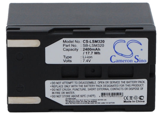 Replacement Battery for Samsung  SC-D263 – Camera – 2400mAh / 7.4V