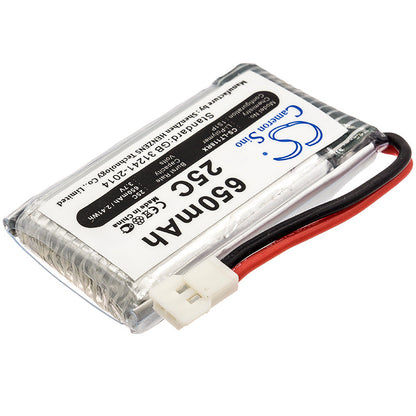 Replacement Battery for WLtoys  V931 – Drones – 650mAh / 2.41Wh / 3.7V