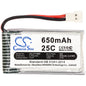 Replacement Battery for Cheerson CX-30W – 650mAh / 2.41Wh