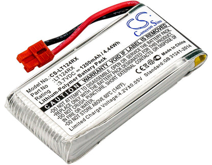 Replacement Battery for SYMA  X5HC – Drones – 1200mAh / 4.44Wh / 3.7V