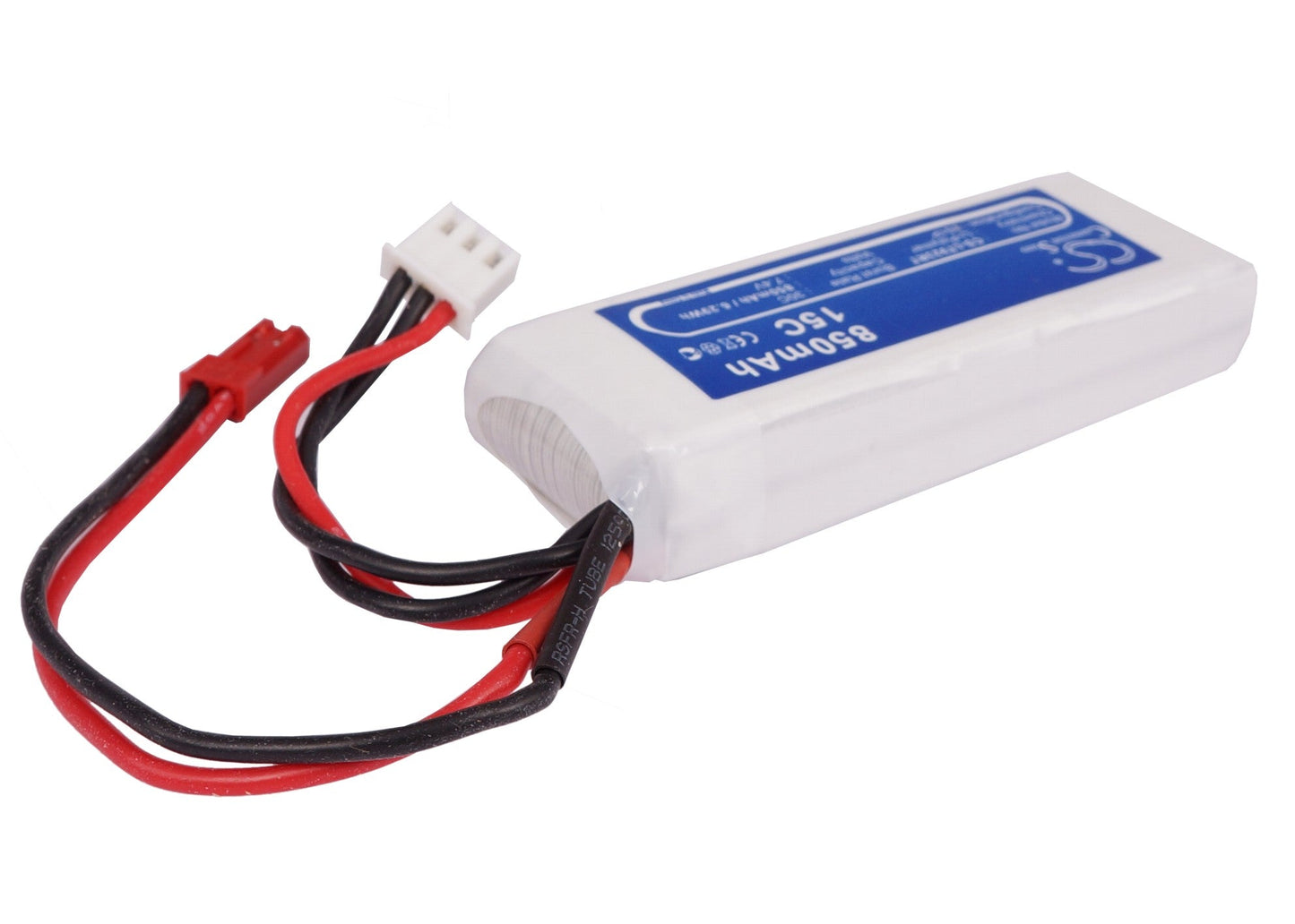 Replacement Battery for RC  CS-LT923RT – Heli/Airplane – 850mAh / 6.29Wh / 7.4V