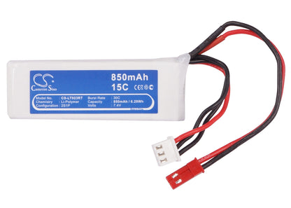 Replacement Battery for RC  CS-LT923RT – FPV – 850mAh / 6.29Wh / 7.4V