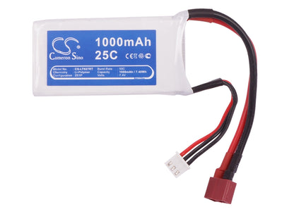 Replacement Battery for RC  CS-LT927RT – Cars – 1000mAh / 7.40Wh / 7.4V
