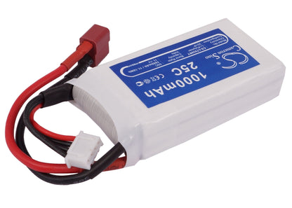 Replacement Battery for RC  CS-LT928RT – Heli/Airplane – 1000mAh / 11.10Wh / 11.1V