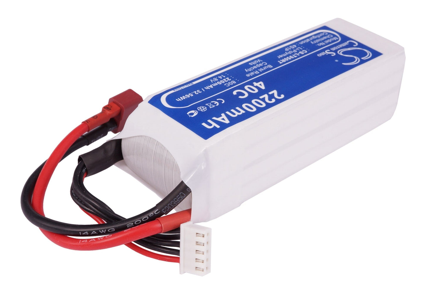 Replacement Battery for RC  CS-LT950RT – Heli/Airplane – 2200mAh / 32.56Wh / 14.8V