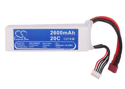 Replacement Battery for RC  CS-LT961RT – Drones – 2600mAh / 38.48Wh / 14.8V