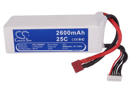 Replacement Battery for RC  CS-LT968RT – Heli/Airplane – 2600mAh / 57.72Wh / 22.2V